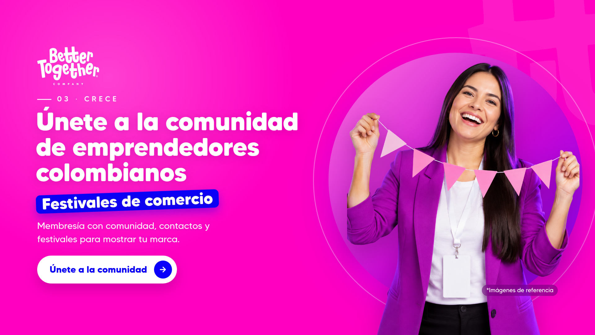 Únete a la comunidad de emprendedores colombianos