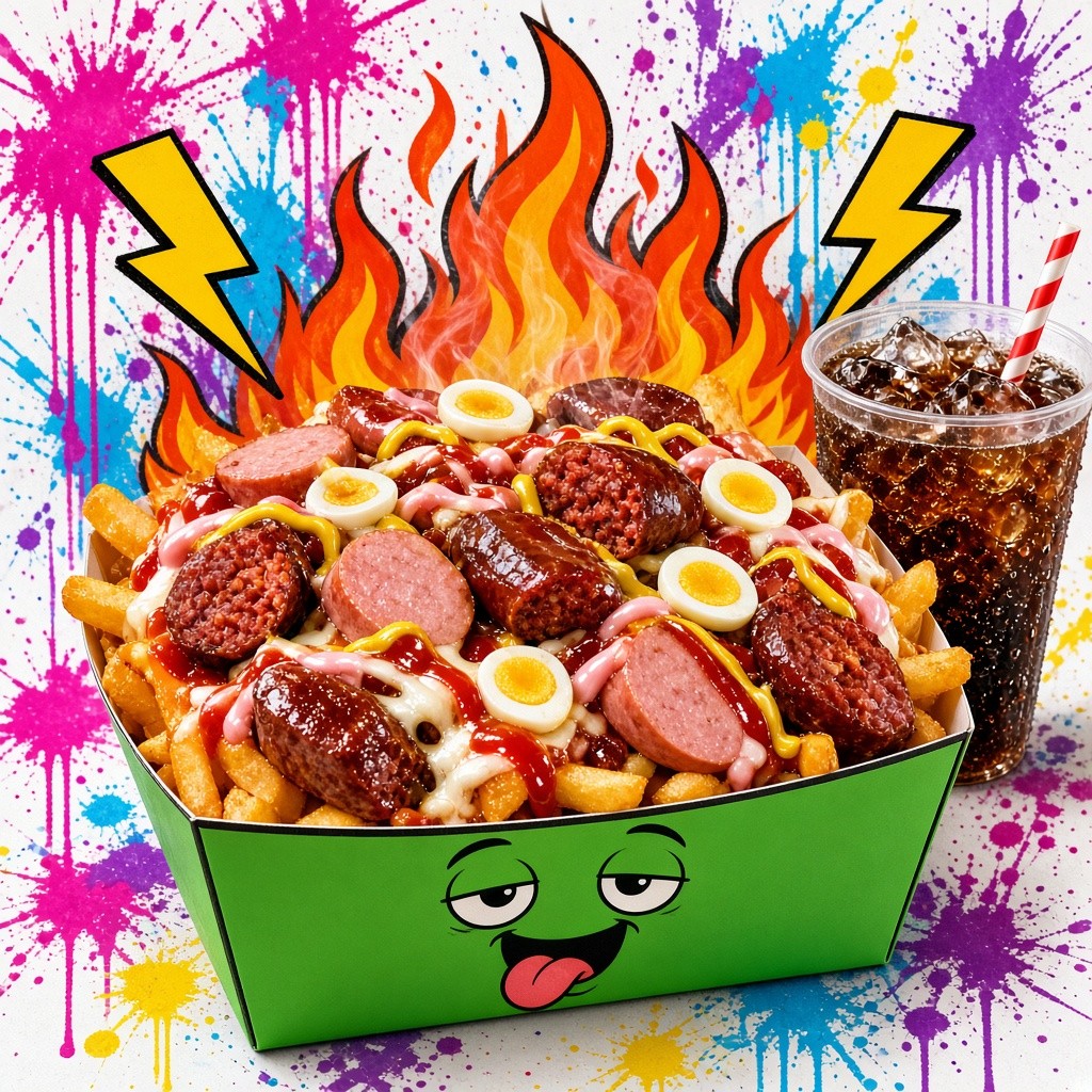 Salchipapa Especial de Chorizo
