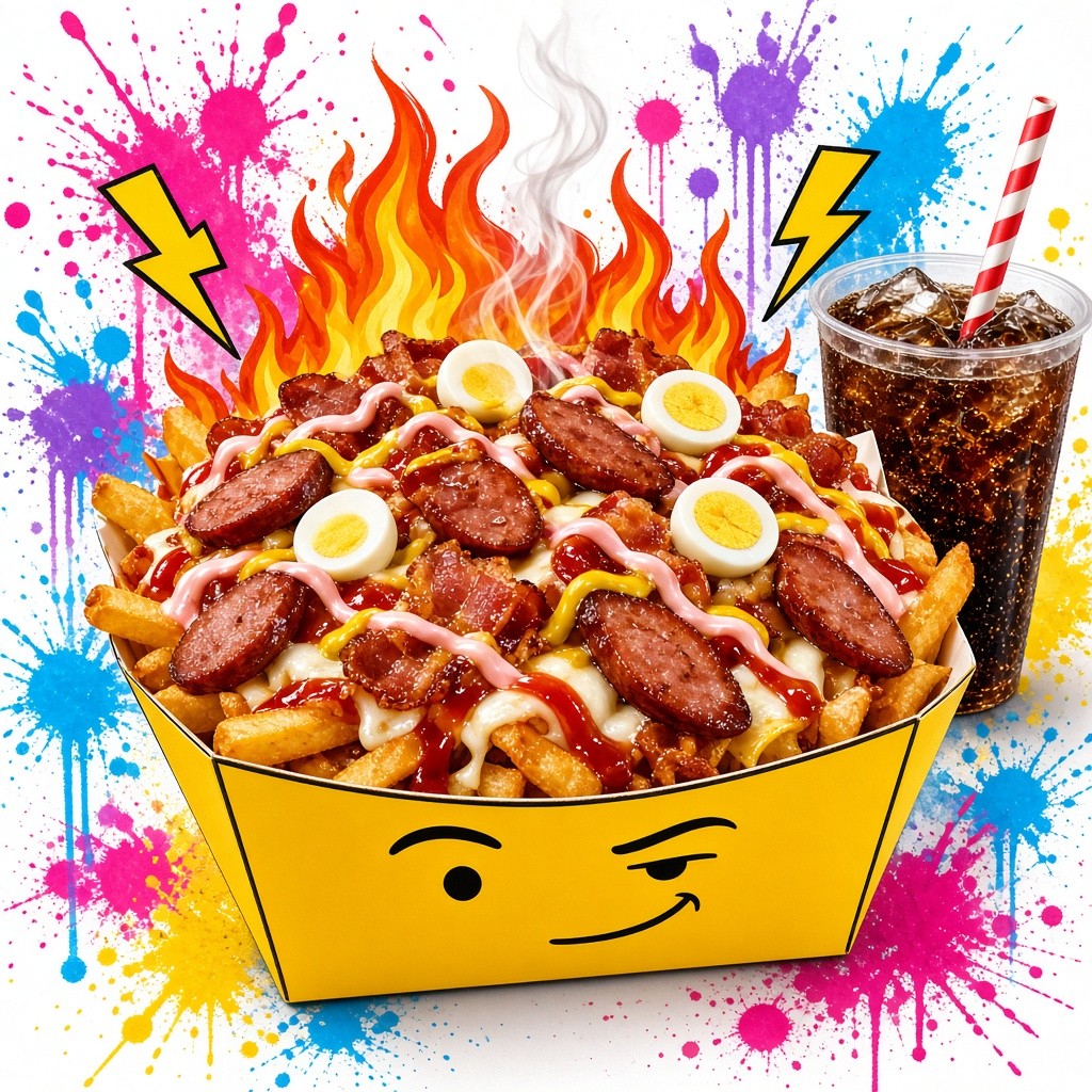 Salchipapa Especial de Tocineta