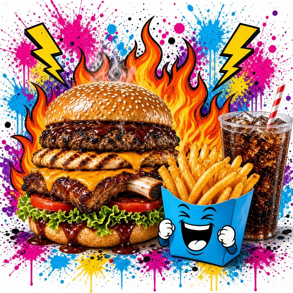 Hamburguesa Mega 1